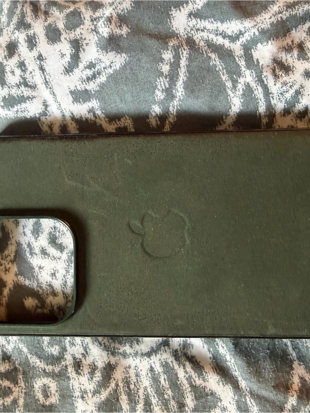 Apple Olive Green Leather iPhone Case